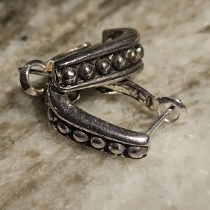 Earrings 925 Sterling Silver Earrings, Vintage Silver Earrings